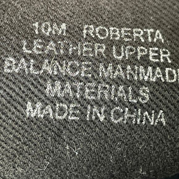 Crown Vintage Roberta Womens Black Suede Bootie Western Buckles 1.5" Heel S 10 - Picture 11 of 13